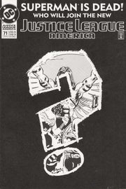 Justice League 1987 Series Black cover #71