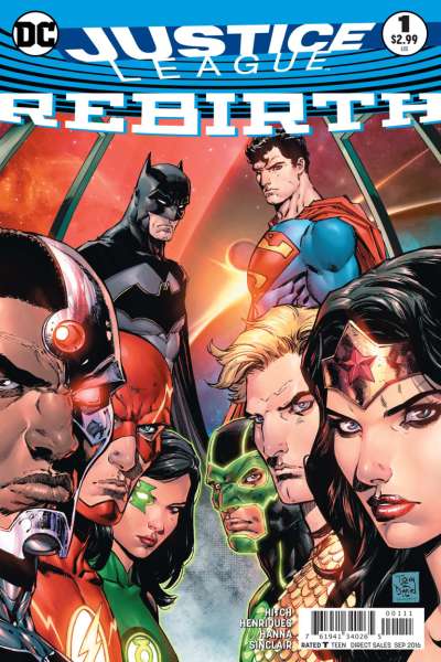 Justice League 2016 Series Rebirth #1