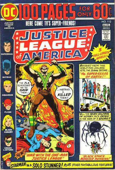 Justice League of America 1960 Series #112