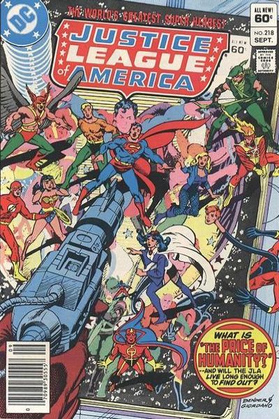 Justice League of America 1960 Series #218