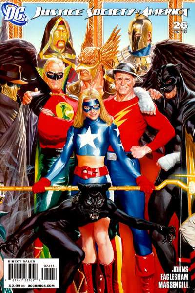 Justice Society of America 2007 Series Middle Variant #26