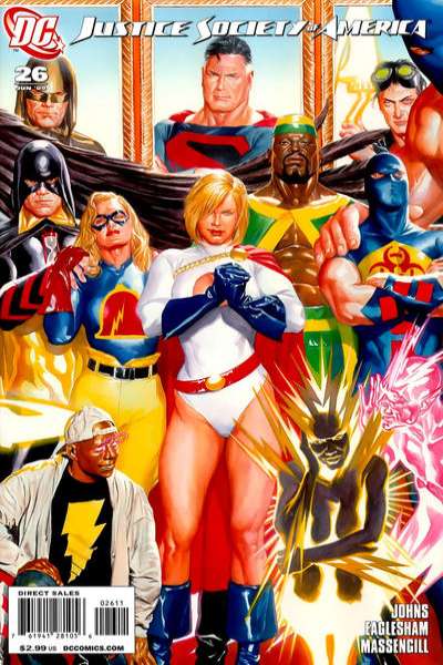 Justice Society of America 2007 Series Right Side Variant #26