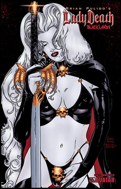 Lady Death: Blacklands Ferreira cover #2