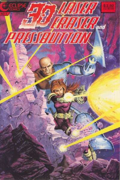 Laser Eraser & Pressbutton 3-D #1