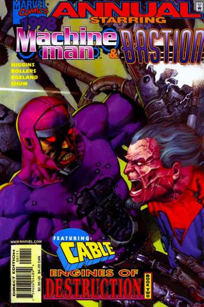 Machine Man 1984 Series Annual #1998