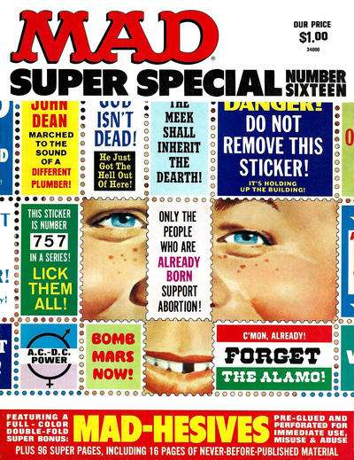 Mad Special Bonus is missing #16