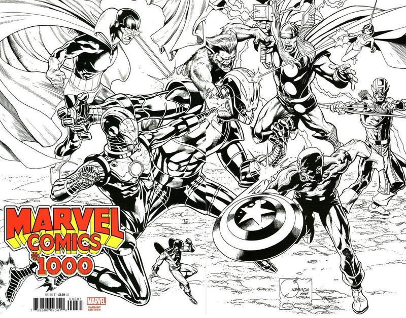 Marvel Comics 2019 Series Sketch Variant #1000