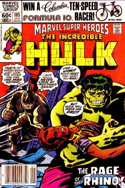 Marvel Super-Heroes 1967 Series #105