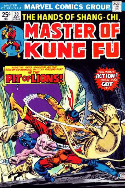 Master of Kung Fu 1974 Series #30