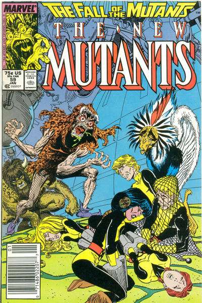 New Mutants 1983 Series #59