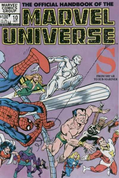Official Handbook of the Marvel Universe 1983 Series #10
