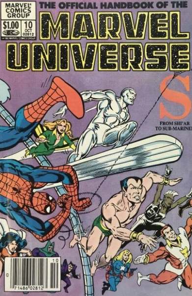 Official Handbook of the Marvel Universe 1983 Series #10