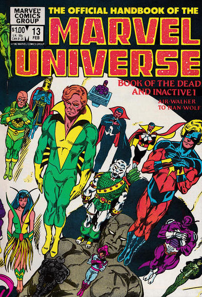 Official Handbook of the Marvel Universe 1983 Series #13