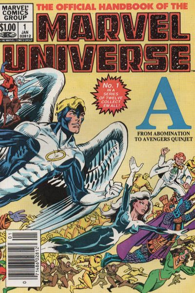 Official Handbook of the Marvel Universe 1983 Series #1