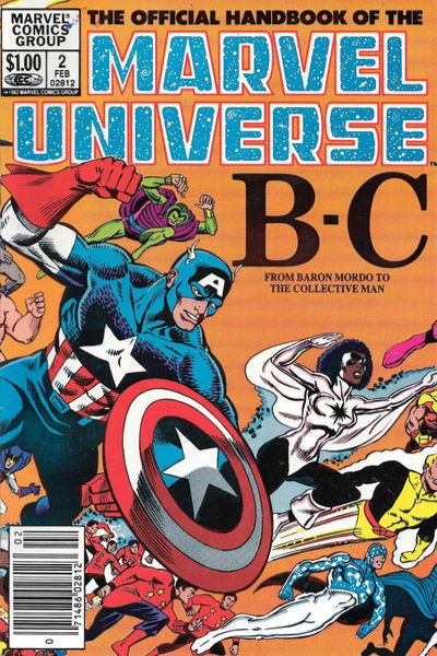 Official Handbook of the Marvel Universe 1983 Series #2