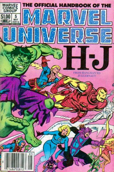Official Handbook of the Marvel Universe 1983 Series #5