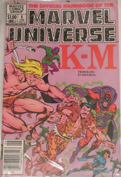 Official Handbook of the Marvel Universe 1983 Series #6
