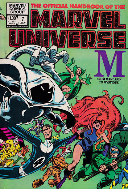 Official Handbook of the Marvel Universe 1983 Series #7
