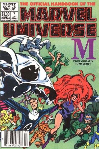 Official Handbook of the Marvel Universe 1983 Series #7