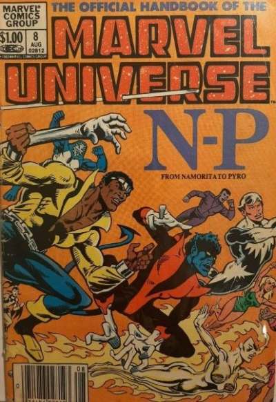 Official Handbook of the Marvel Universe 1983 Series #8