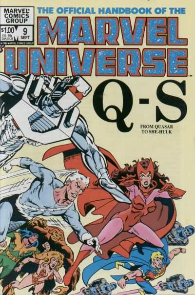 Official Handbook of the Marvel Universe 1983 Series #9