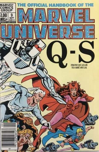 Official Handbook of the Marvel Universe 1983 Series #9