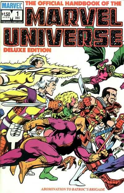 Official Handbook of the Marvel Universe 1985 Series #1