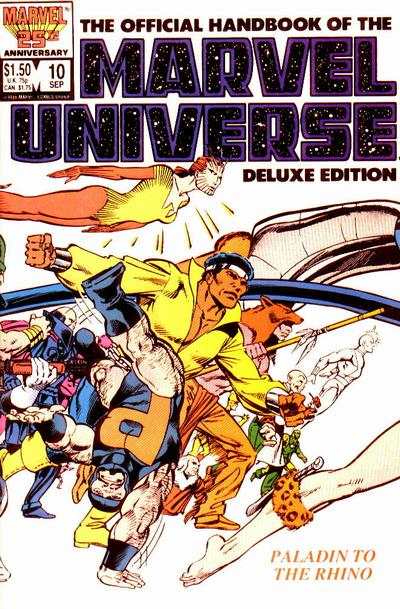 Official Handbook of the Marvel Universe 1985 Series #10