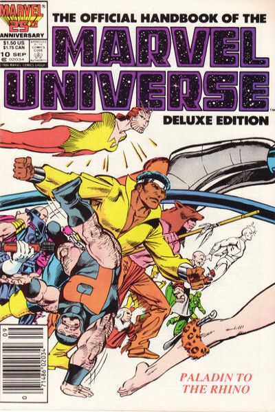 Official Handbook of the Marvel Universe 1985 Series #10