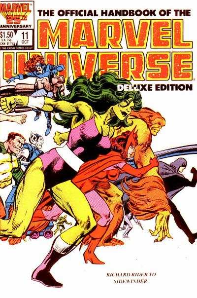 Official Handbook of the Marvel Universe 1985 Series #11