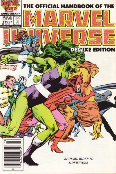 Official Handbook of the Marvel Universe 1985 Series #11