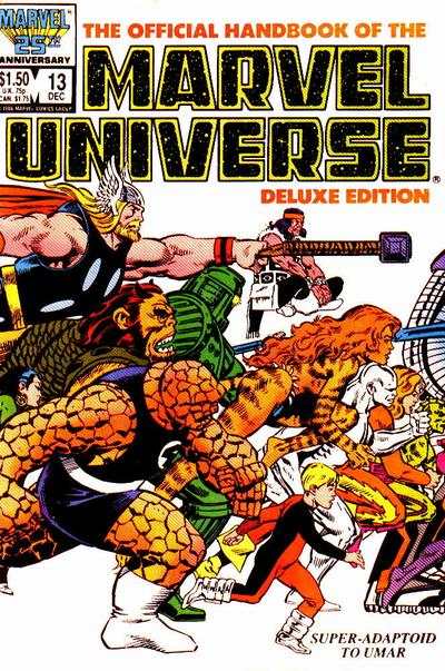 Official Handbook of the Marvel Universe 1985 Series #13