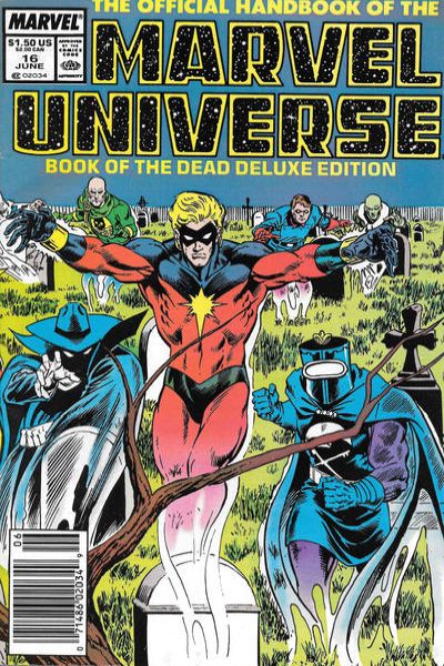 Official Handbook of the Marvel Universe 1985 Series #16
