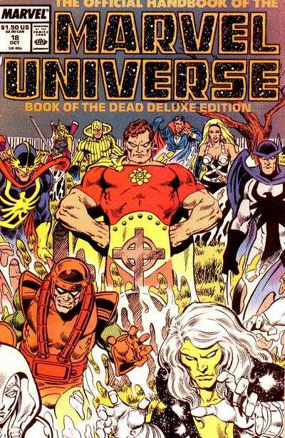 Official Handbook of the Marvel Universe 1985 Series #18