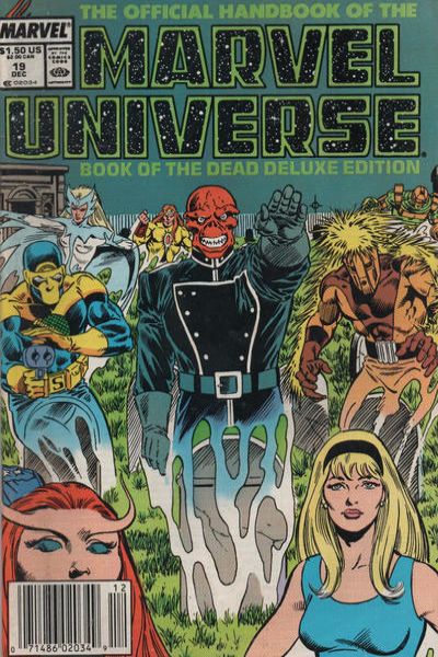 Official Handbook of the Marvel Universe 1985 Series #19