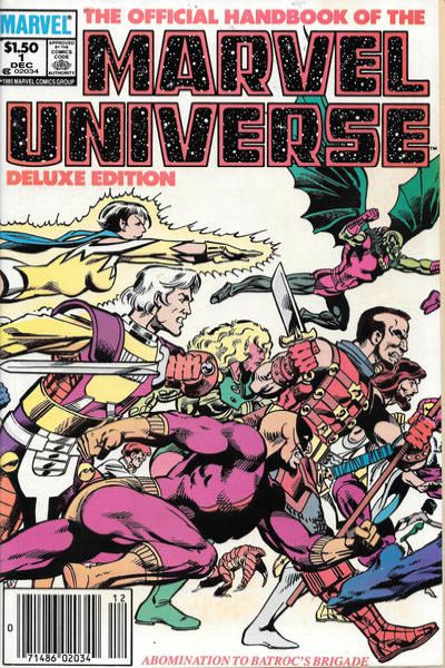 Official Handbook of the Marvel Universe 1985 Series #1
