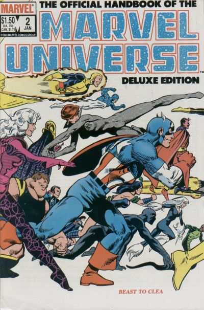Official Handbook of the Marvel Universe 1985 Series #2