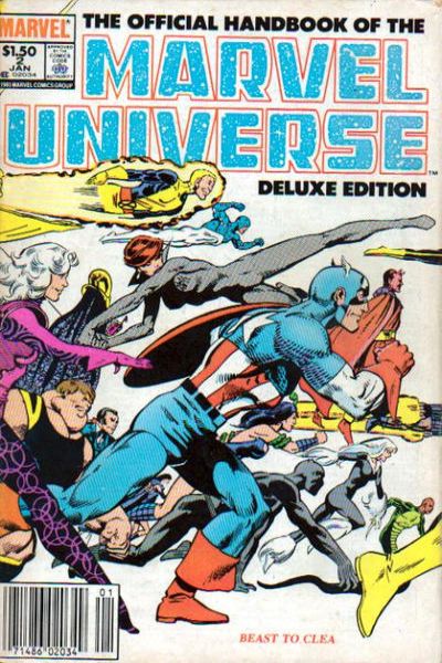 Official Handbook of the Marvel Universe 1985 Series #2