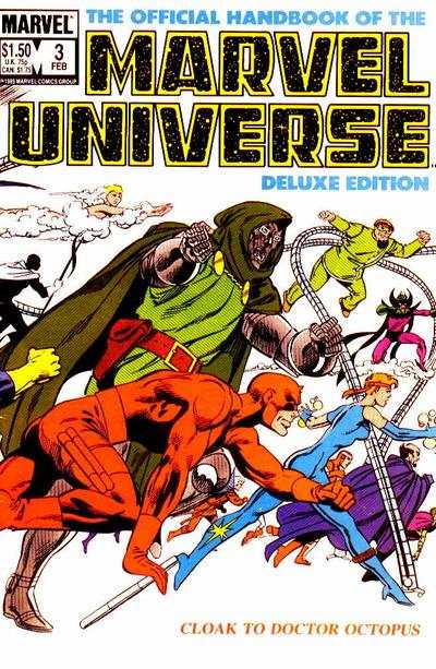 Official Handbook of the Marvel Universe 1985 Series #3