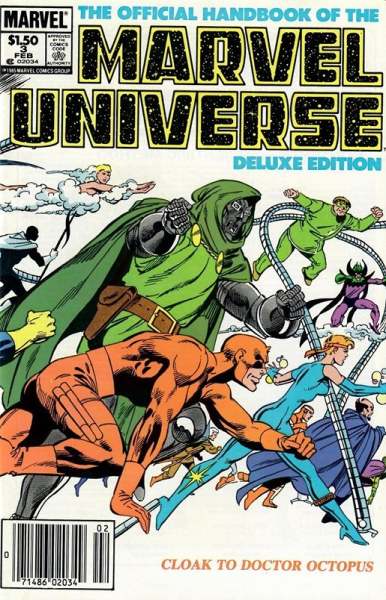 Official Handbook of the Marvel Universe 1985 Series #3
