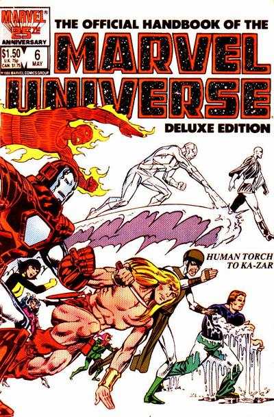 Official Handbook of the Marvel Universe 1985 Series #6