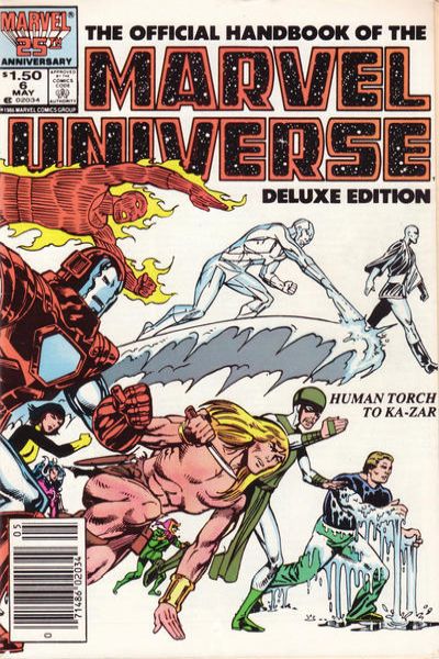 Official Handbook of the Marvel Universe 1985 Series #6