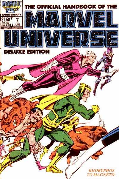 Official Handbook of the Marvel Universe 1985 Series #7