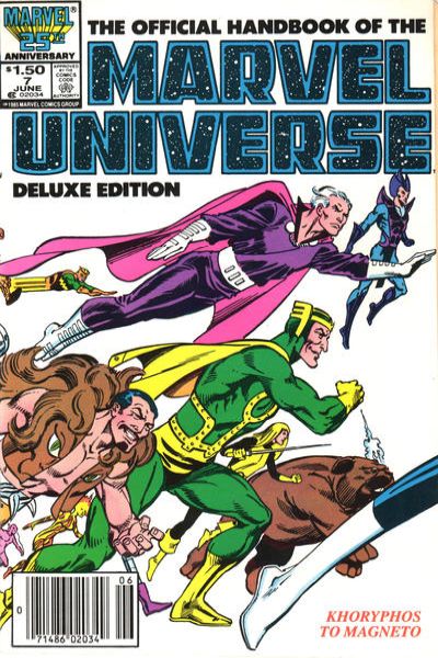 Official Handbook of the Marvel Universe 1985 Series #7