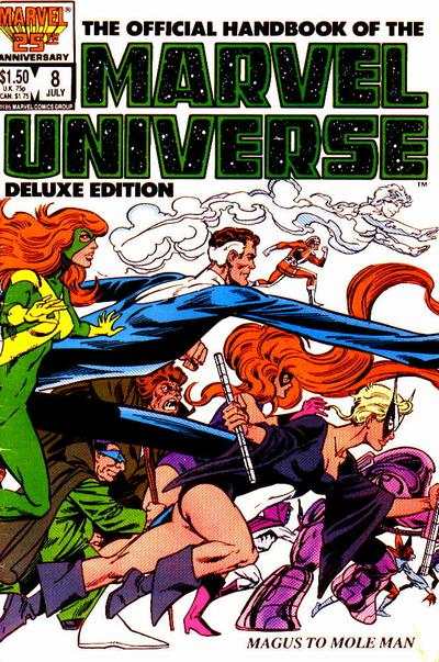 Official Handbook of the Marvel Universe 1985 Series #8