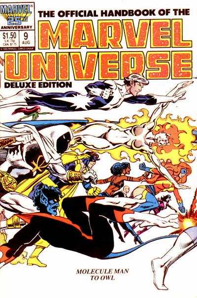 Official Handbook of the Marvel Universe 1985 Series #9