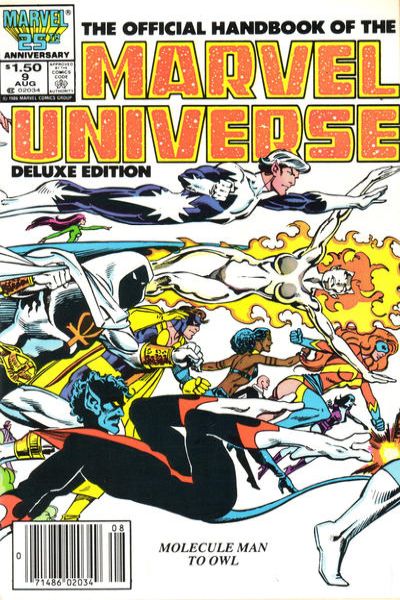 Official Handbook of the Marvel Universe 1985 Series #9