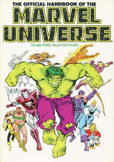 Official Handbook of the Marvel Universe 1985 Series Trade Paperback #3