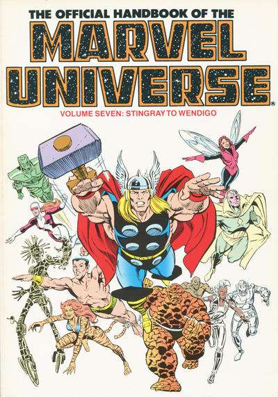 Official Handbook of the Marvel Universe 1985 Series Trade Paperback #7