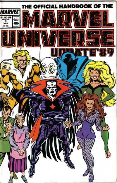Official Handbook of the Marvel Universe 1989 Series #5